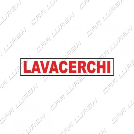 Adesivo scritta LAVACERCHI