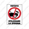 "Do not use the sponge" sticker