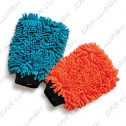 Microfibre glove for washing and drying cars 20x21