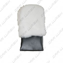 White car wash glove 