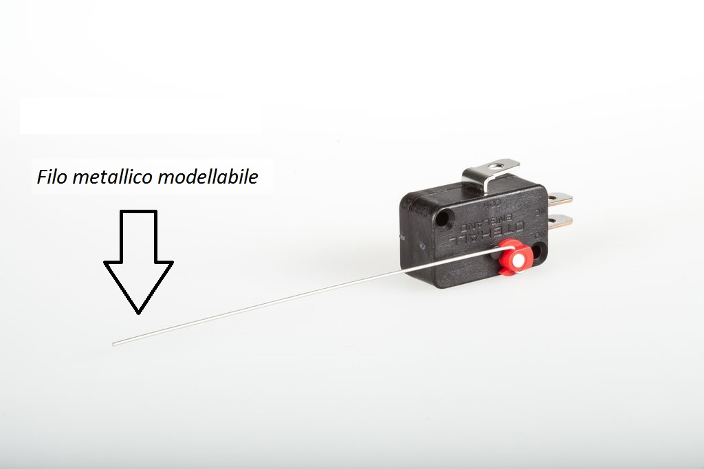 Micro-interruttore a filo pallino rosso