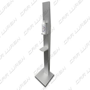 Floor stand for disinfectant gel