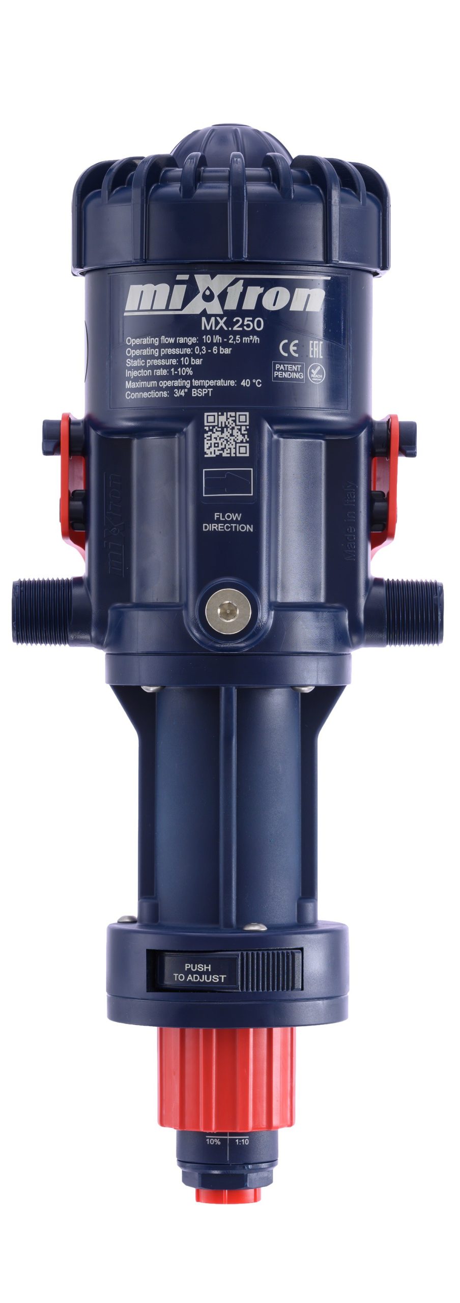 Dosatore proporzionale regolazione 1% - 5 % portata 2,5 mq/h