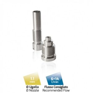 Venturi nozzle kit for HP foaming injector size 1.1