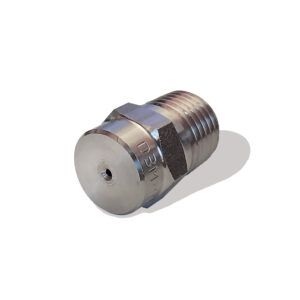Ugello inox per detergente cerchioni getto a cono 45° - diametro 1mm