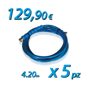 Lotto di 5 tubi comfort 4,20 blu