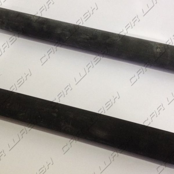 Pair of rubber rollers for squeezing leather
